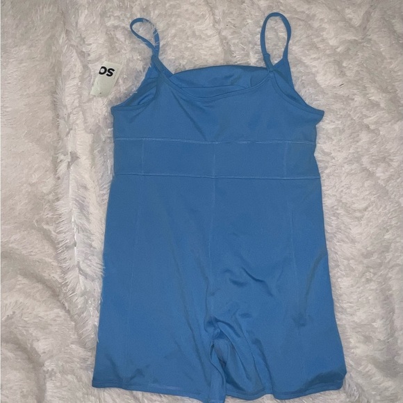 NWT S.O. Romper Jumpsuit Light Blue size Extra Large XL - Picture 3 of 4